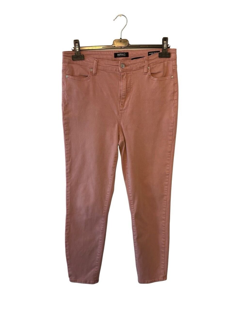 Buffalo “Havana” mauve high rise skinny stretch jeans - 10